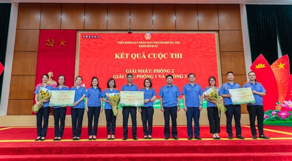 Khối hình sự - Viện KSND thành phố Hà Nội tổ chức Vòng 1 Cuộc thi Báo cáo án bằng sơ đồ tư duy trong lĩnh vực hình sự năm 2024
